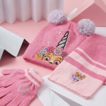 Зимна Шапка с Шал и Ръкавици Пес Патрул Скай, Paw Patrol Skye