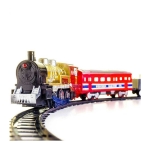 Влак с дистанционно управление, Релси 420см,  30 части, Светлинни ефекти