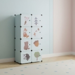 Детска модулна етажерка 144х74х36см детски шкаф, органайзер