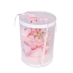 Подаръчна Кутия с Плюшени Играчки и Декоративен Букет, Sweetie от Iguana.bg, Оранжев  Цвят , 31 × 22 см