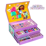 Рисувателен комплект триетажно куфарче Габи Къщата На Куклите Gabby's Dollhouse