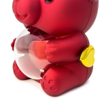  Мече на Любовта Прегърнало Кутийка  Сапунена , Iguana Teddy Bear Rotating Jewelry Box, акрил, Бордо, 16 см