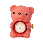 Мече на Любовта Прегърнало Кутийка Сапунена , Iguana Teddy Bear Rotating Jewelry Box, акрил, Праскова , 16 см