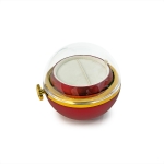 Кръгла Въртяща се Кутия Изненада с Роза и Място за Бижу, Бордо, Rotating Jewelry Box от Iguana.bg