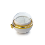 Кръгла Въртяща се Кутия Изненада с Роза и Място за Бижу, Бял Цвят, Rotating Jewelry Box от Iguana.bg