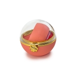 Кръгла Въртяща се Кутия Изненада с Роза и Място за Бижу, Прасковен Цвят, Rotating Jewelry Box от Iguana.bg