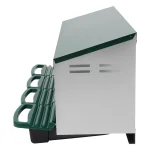 Гнездо за Кокошки Носачки Автоматично с Колектор за Яйца, Метално, 4 Отделения