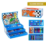 Рисувателен комплект триетажно куфарче с Моливи, Флумастери И Бои Спайдърмен Spider-Man Отмъстителите Avengers