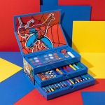 Рисувателен комплект триетажно куфарче с Моливи, Флумастери И Бои Спайдърмен Spider-Man Отмъстителите Avengers