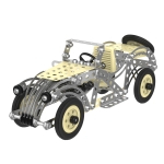 Метален конструктор ретро автомобил с 284 части TECHNOK, Украйна