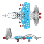 Метален конструктор изтребител с 176 части TECHNOK, Украйна