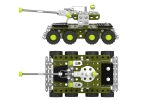 Метален конструктор танк с 174 части TECHNOK, Украйна