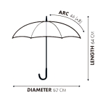 Детски Чадър Механичен EVA Прозрачен Елза Frozen