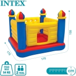 Детски надуваем батут Замък INTEX 175x175x135см 48259NP Jump-O-Lene 