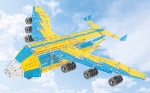 Метален конструктор модел на най големия самолет в света, 1110 части, TECHNOK, Украйна