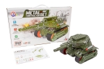 Метален конструктор танк с гъсенични вериги, 540 части, TECHNOK, Украйна