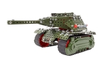 Метален конструктор танк с гъсенични вериги, 540 части, TECHNOK, Украйна
