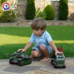 Метален конструктор танк с гъсенични вериги, 540 части, TECHNOK, Украйна