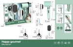 Фризьорски Комплект с Издухване, Звук и Светлина, Happy Gourmet