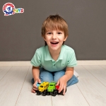 Метален конструктор 4 вида Джипове, 370 части, TECHNOK, Украйна