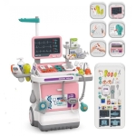 Докторска количка, Little Doctor център със Звук, Светлини, Скенер и Монитор, Розова