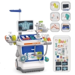 Докторска количка, Little Doctor център със Звук, Светлини, Скенер и Монитор, Синя
