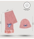 ДЕТСКА ШАПКА С ШАЛ STITCH