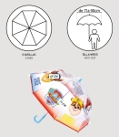 Детски Чадър Механичен Прозрачен Пес Патрул, Paw Patrol