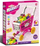 Детска Голяма Количка за Пазаруване 60 Части