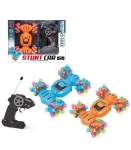 ДЕТСКА КОЛА КАСКАДЬОР С ДИСТАНЦИОННО-ДЖОЙСТИК И СВЕТЕЩИ ГУМИ