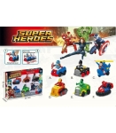 Комплект Колички 6 Вида Супергерои Avengers в Кутия, Отмъстителите