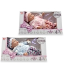 Легнало Бебе Кукла със Звук и Зимни Дрехи 36 см