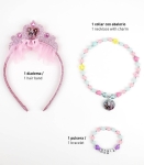 Детска  Диадема За Коса С Колие И Гривна Принцеса Princess