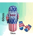 ДЕТСКА БОКСОВА КРУША С РЪКАВИЦИ САЩ 60 СМ