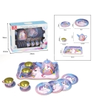 Метален Чаен Комплект 14 части Еднорог в Подаръчна Кутия