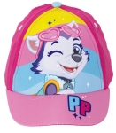 БЕБЕШКА ШАПКА С КОЗИРКА PAW PATROL МОМИЧЕ 2 ЦВЯТА 44/46 : Цвят - Цикламен