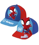 БЕБЕШКА ШАПКА С КОЗИРКА SPIDER-MAN 2 ЦВЯТА 44/46 : Цвят - Червен