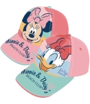 ДЕТСКА ШАПКА С КОЗИРКА MINNIE & DAISY 2 ЦВЯТА 48/51 : Цвят - Тюркоаз