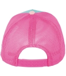 ДЕТСКА ШАПКА С КОЗИРКА И МРЕЖА STITCH РОЗОВ 51/54