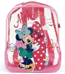 Детска Плажна Раница Прозрачна Мини Маус Minnie с 1 Отделение