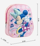 Раница за детска градина 3D Мини Маус Minnie Mouse с 1 Отделение и Страничен Джоб