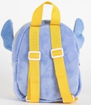 Раница за Детска Градина Плюшена Стич Stitch с Голям и Малък Жълт Джоб и Ушички
