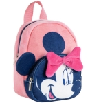 Раница за Детска Градина Плюшена с Преден Джоб Мини Minnie с Голям и Малък Джоб и Ушички Minnie Mouse