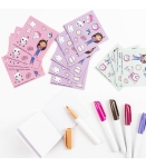 Детска Раница за Оцветяване Габи Gabby's Dollhouse с маркери и стикери 