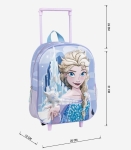3D раница с колелца и телескопична дръжка Frozen Elsa, Замръзналото кралство Елза