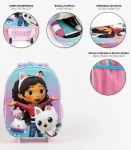 Детска Раница 3D С Колелца Габи Gabby's Dollhouse