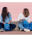 Кожена Раница за Детска Градина Стич Stitch с Голям и Малък Джоб