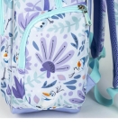 Голяма Ученическа Раница с Пух, Голям и Малък джоб Frozen, Замръзналото кралство