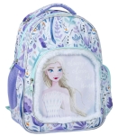 Голяма Ученическа Раница с Пух, Голям и Малък джоб Frozen, Замръзналото кралство