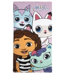 Детска Хавлия Къщата за Кукли на Габи, Gabby's Dollhouse 70х140 см